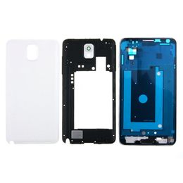 OEM Phone Full Housing Bezel Cover Case shell for Samsung Galaxy Note 3 N900 N9005 Repair Parts free DHL