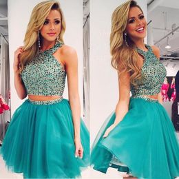 Blue Two Piece Sweet 16 Dresses Oferta Online | DHgate.com
