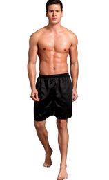 Solid Men's rayon Silk Boxers Underwear Homewear shorts 20PCS/LOT#2256