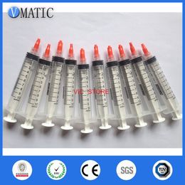 10sets/bag 10ml/cc plastic syringe for glue