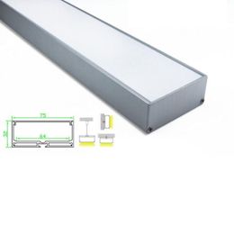 10 X 1M sets/lot Al6063 U type led aluminum profile channel and Anodized led light channel for ceiling or pendant lighting