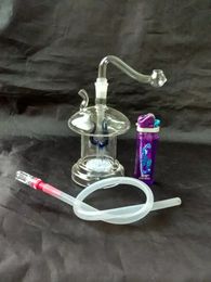 Mushroom shape hookah , Water pipes glass bongs hooakahs two functions for oil rigs glass bongs