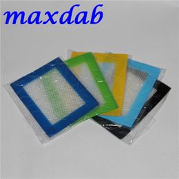 FDA approved nonstick silicone baking mat wax pad silicone mat sheets 11x8.5cm wax dry herb dab mat with lowest price
