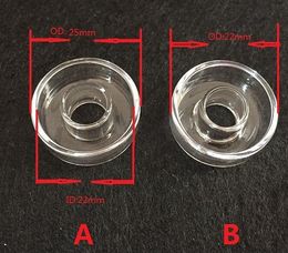 Replacement Quartz Dish for Titanium Hybrid Nails Bongs Quartz bowl Outer diameter 25mm or 22mm in stock