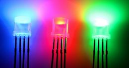 -ANodo comum / cátodo do diodo do diodo emissor de luz da parte superior lisa 5mm RGB da MISTURA disponível