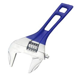 4" Adjustable Wrench Universal Spanner Wrench Mini Nut Key Hand Tools Multitool Random Handle Colour