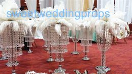 new style round shape acrylic chandelier , crystal table Centrepieces for wedding decoration