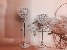 Crystal flower stand Chandelier Table Centerpiece