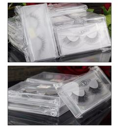 3D Mink Eyelashes Handmade Natural Long Thick Soft Fake Eye Lash extensions Black High Quality