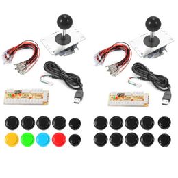 Zero Delay Arcade Game DIY Kits Parts USB Encoder high quality Joystick + Buttons for MAME PC