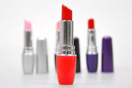 Lipsticks New Discreet Mini Bullet Vibrator Vibrating Lipsticks Sex Toys 4 Colors Lip Gloss Lip Pigment Lip