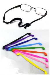 quality wholesale super-elastic healthy silica-gel sporty glasses string neck held strap eyeglasses cord muti-color glasses rope 22cm