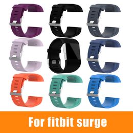 Factory price For Fitbit surge Buckled Soft Sport Classic Silicone Strap Replacement Wristabnd With Tool Kits pk fitbit charge 2 Alta