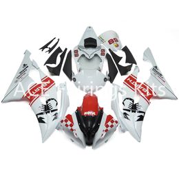 3 gift New Fairings For Yamaha YZF-R6 YZF600 R6 08 15 R6 2008-2015 ABS Plastic Bodywork Motorcycle Fairing Kit White style vv17