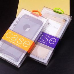 PVC Plastic Retail Package Box Blister inner holder with Color Hook Phone Case For iphone 6S 7 8 Plus Samsung S7 Edge