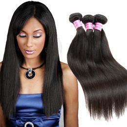Malaysian Virgin Human Hair Weaves Peruvian Straight Wet And Wavy Hair Bundles Natural Colour Dhgate.com Professional Vendors Hair Bundles
