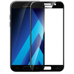 3D Film Glass For Samsung Galaxy A5 2017 A Phenvel Full Cover Screen protector For Galaxy A3 A5 A7 2017 Tempered Glass Arc-edge