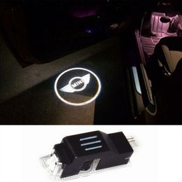 Car Door Welcome Light 2Pcs Car LED Door Light compatible with Mini Cooper JCW R57 One S R50 R53 R56 R60 F55 F56 R58 R59 Clubman Countryman Paceman Works Projector Welcome Light Color : 5