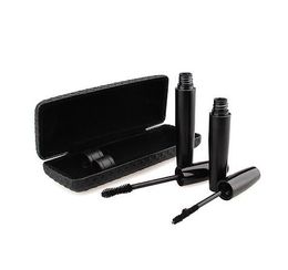 New Fashion no logo Long Curling Eyelash Black Cool Fibre Mascara Eye Lashes Makeup 3D Fibre Lash Mascara set