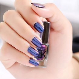 Black Starry Sky Holographic Stamping Nail Polish Long Lasting Quickly Dry Nail Lacquer 8 Colors Stamp Holo Enamel Paint