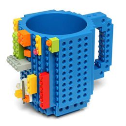 350ml Building blocks Mug,DIY cup Adult assembly Coffee Cup Toys/Puzzle Water Bottle Christmas toy Mug gift