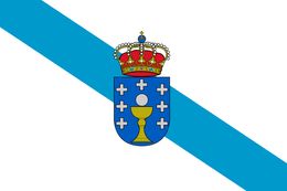 Spain Spanish Galicia Flag 3ft x 5ft Polyester Banner Flying 150* 90cm Custom flag outdoor