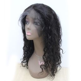 100% Virgin Brazilian Human Hair Full Lace Wigs #1 #1B #2 #4 130% Natural Wave Full Lace Wigs 10"-30"