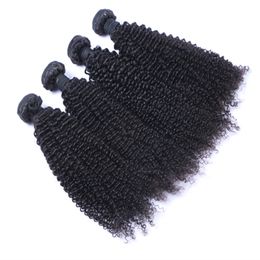 Best Quality Brazilian Hair Mongolian Malaysian Indian Peruvian Kinky Curly hair extension unprocessed human virgin hair weave Can Be Dyed