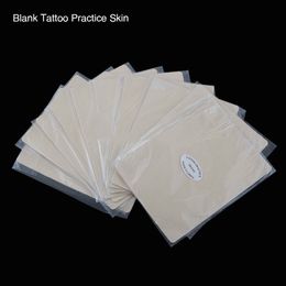 Tattoo Practise Skin Sheet 10Pcs/Lot Blank Plain for  Machine Supply Kit 20 x 15cm - pmu microblading