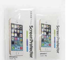 Clear Screen Protector Guard Film For Iphone 8 X 7 plus Iphone 6S plus 5S Samsung Galaxy Note 5 Note 4 S8/S7/S6/S5