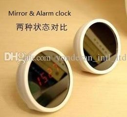 Creative alarm clock electronic clock LED mute beauty mirror mirror gift mirror alarm clock