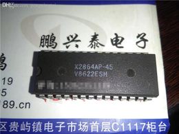 X2864AP-45 , double 28 pin dip package . Electronic components . X2864AP . PDIP28 / integrated circuit , X2864 IC