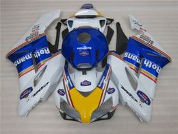 Injection Moulding free Customise fairing kit for Honda CBR1000RR 04 05 blue white fairings set CBR1000RR 2004 2005 OT13