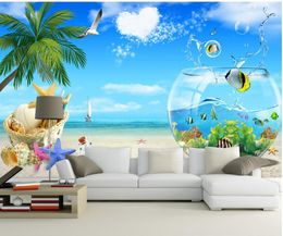 Ocean view of the sea view modern wallpaper for living room modern wallpaper for living room