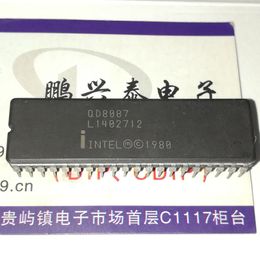 QD8087 . QD8087-1 , QD8087-2 . 16-BIT, MATH COPROCESSOR , 8087 old cpu . dual in-line 40 pin dip ceramic package ICs, CDIP40 / Vintage chips