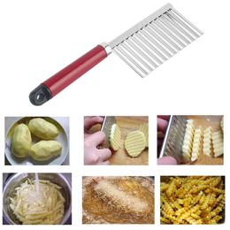 1pc Chip Vegetable Carrot Blade Potato Crinkle Wavy Cutter Slicer kitchen tools #R571
