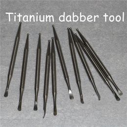 High Quality GR2 Titanium Dabber Tool for Oil Wax Dab Tools L 110mm Ti Dabbers Glass Bongs