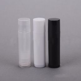 1000pcs 5g Empty Clear LIP BALM Tubes Containers Transparent Lipstick fashion Cool Lip Tubes Refillable Bottles