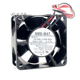New and Original 2410ML-05W-B69 6025 6CM 24V 0.17A fan drive stall warning for NMB 60*60*25mm