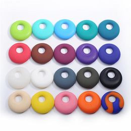 Food Grade Silicone Teethers Nursing Pendant Teething Necklace Round Beads Baby Teething Necklace Jewellery Wholesale 20PCS Free Shipping