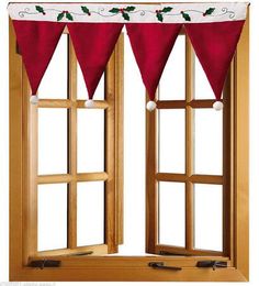 New Arrive Christmas Door Window Drape Curtain Decorative Indoor Home Decoration