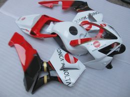 Injection Mould free Customise fairing kit for Honda CBR600RR 05 06 white red fairings set CBR600RR 2005 2006 OT19