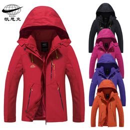 Wholesale- Size 4XL 5XL Winter Jacket Women Windproof Hooded Thin Waterproof Spring Jackets Casual Windbreaker Female CF02402