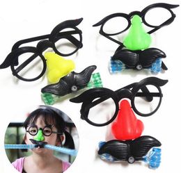 Super Funny Big Nose Blowing Dragon Glasses Tricky Fun Toys Novelty Funny Gadgets Toys For April Fool's Day Children Gifts LZ0303