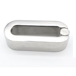Stainless Steel Heavy Ball Male Cockrings Stretcher Penis Ring Cock Cage Delay Scrotum Chastity Device lock Slave