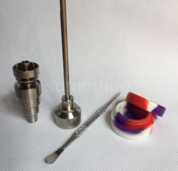 SGR2 Titanium Nail Tool Set Glass Bong Tool Set Domeless 6 in 1 with Carb Cap,Fast shipping from USA stock via USPS
