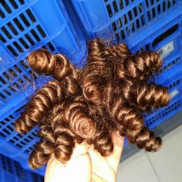 Nice magical bouncy curly raw indian Human Hair 4pcs/lot Express shipping Unprocessed weave Bundles