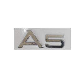Chrome ABS Trunk Rear Number Letters Badge Emblem Emblems Sticker for Audi A5