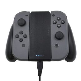 Joy Con Charging Grip Dock for NS Switch Charger Holder Station Handle Grips Handgrip Built-in Battery 2 in 1