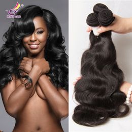 20% Off 2017 new arrival wholesale price Brazilian Peruvian body wave 4 Bundles/ lot Human Hair Weft free shipping